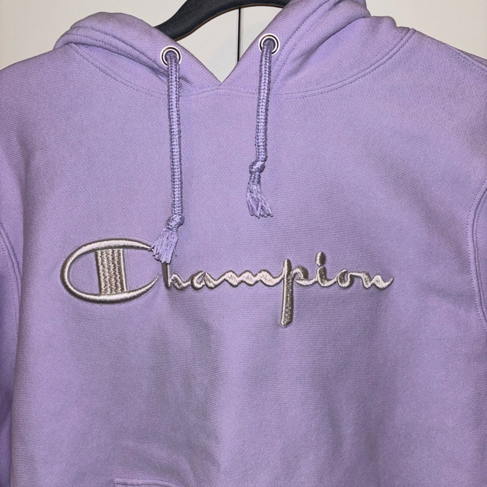 Champion Purple Hoodie